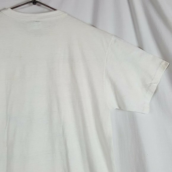 SOLD Vtg 80s Notre Dame Fighting Irish T-Shirt L White - Picture 9 of 11
